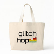 Glitch Hop with Volume Equalizer Tote Bag