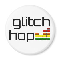 Glitch Hop with Volume Equalizer Fridge Magnets