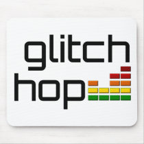 Glitch Hop with Volume Equalizer Mousepads