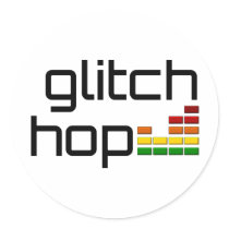 Glitch Hop with Volume Equalizer Sticker