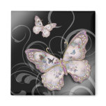 "Glitter Butterflies" (black) by Cheryl Daniels