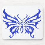 Glitter Butterfly 2 Mouse Pads