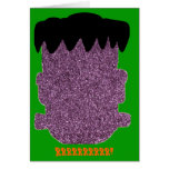 Glitter Frankenstein Card