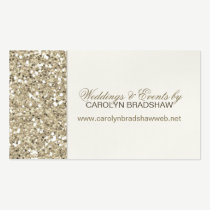 Glitter Glamour Sparkle Gold Business Card business cards