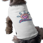 Glitter Princess Design Doggie T-shirt