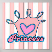 Glitter Princess Design Print