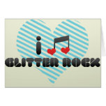 Glitter Rock fan Greeting Cards