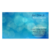 Glitter texture business card