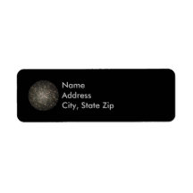 Glittering Stars Custom Return Address Label