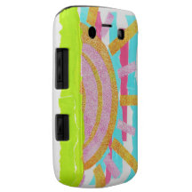 Glittering Sun Collage Blackberry Case