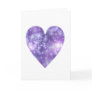 Glittery Heart Greeting Card