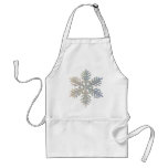 Glittery Snowflake Apron