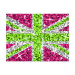 Glitz UK Lime postcard