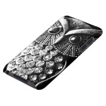 Glitzy Jewelled Metal Owl iPod Touch Case