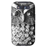 Glitzy Jewelled Metal Owl Samsung Galaxy S3 Cases