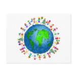 Global Christmas Kids postcards