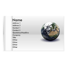 Global Earth Business Card