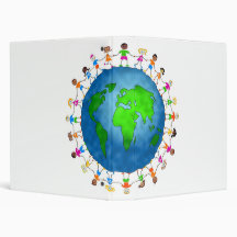 Global Kids Vinyl Binder