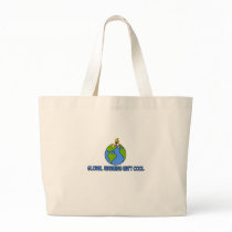 global warming canvas bag