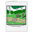 Global Warming: Beaver cartoon cards