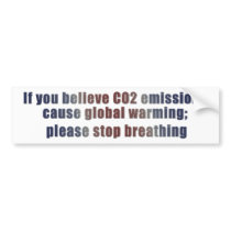 Global Warming Bumper Sticker