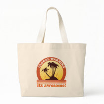 global warming canvas bag