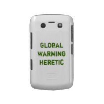 Global Warming Heretic Blackberry Case