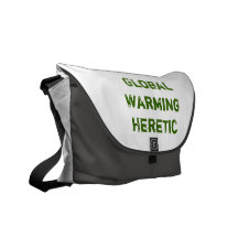 Global Warming Heretic Messenger Bag