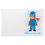 Global Warming is fun stationery