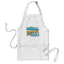 Global Warming Isn't Cool  BBQ Apron