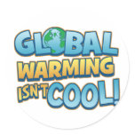 Global Warming Isn't Cool Sticker