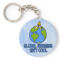 global warming key chain