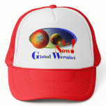 Global Warming Message Mesh Hats