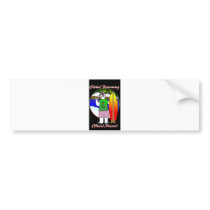 GLOBAL WARMING / POLAR BEARS OFFICIAL MASCOT BUMPER STICKERS