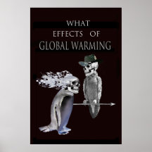Global warming poster