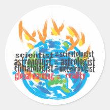 Global Warming Sticker
