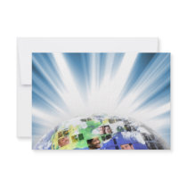 Global Worldwide Network of People Personalized Invitations