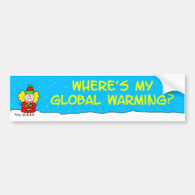 globalwarming bumper stickers