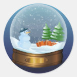 globe de neige autocollants
