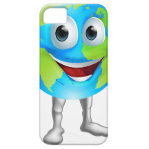 Globe mascot character