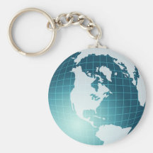 Globe Porte-clefs