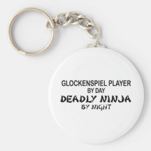 Glockenspiel Ninja mortel par nuit Porte-clés