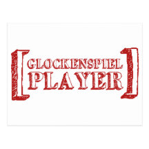Glockenspiel Player Postcard