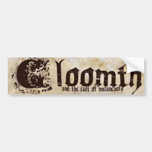 Gloomth logo Bumper Sticker