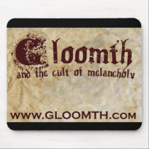 Gloomth logo Mousepad mousepads
