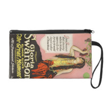 Gloria Swanson vintage images Wristlet Purse