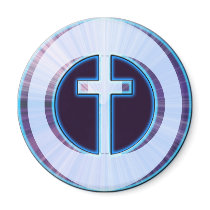 GLORIOUS CROSS REFRIGERATOR MAGNET
