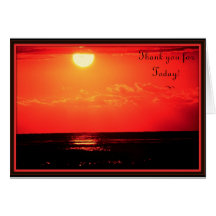 Glorious Sunset Card