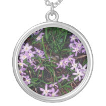 Glory Of The Snow, (Chionodoxa Luciliae) fl Necklace