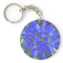 Glory Of The Snow Fluorescent Blue Keychain
